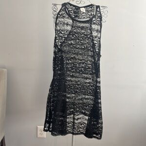 NWT West Loop Cover Up. Black Lace.